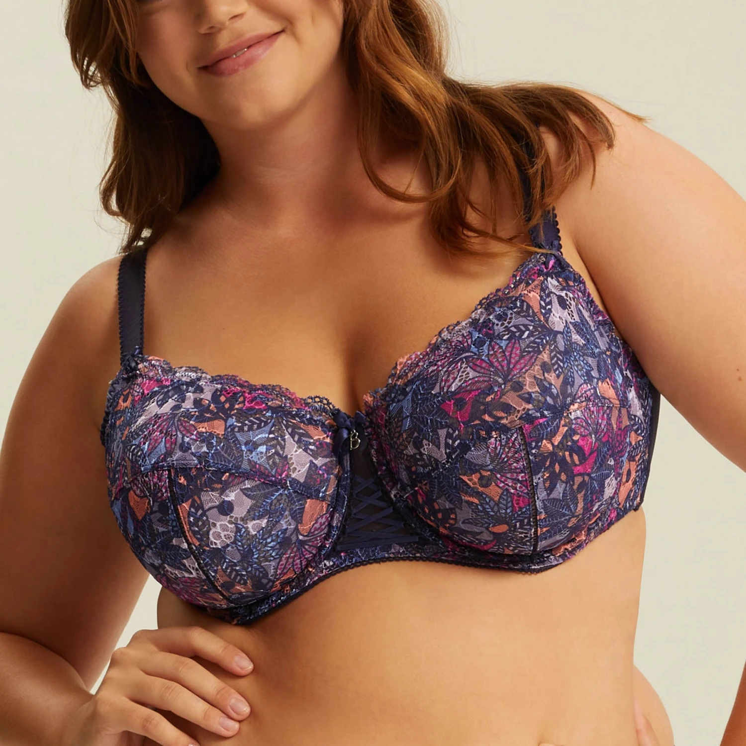 Soutien-gorge Emboîtant Avec Armatures Bleu Aquarelle LUCCIA SWING – Image 3