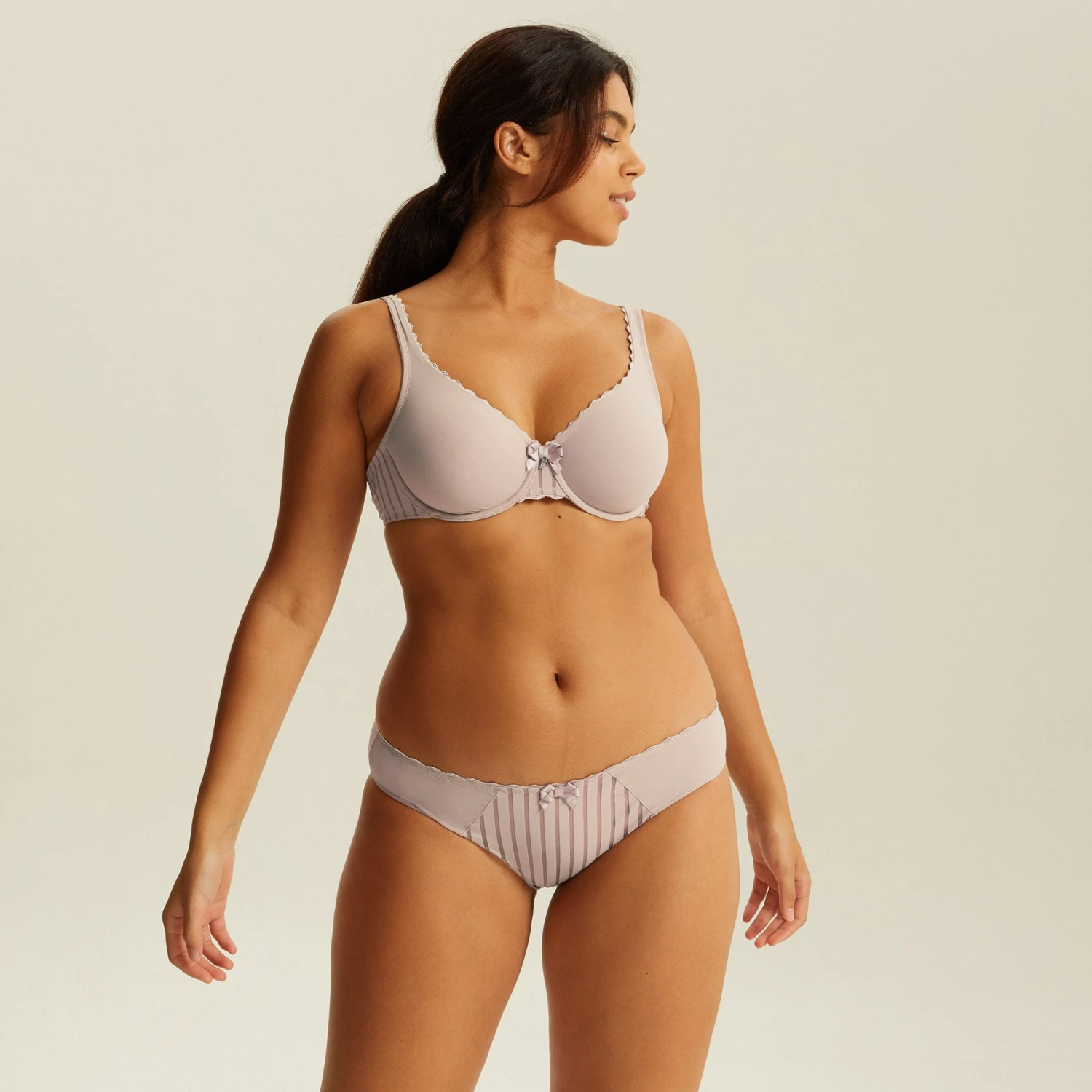 Soutien-gorge Emboîtant Avec Armatures Beige Noisette Stockholm – Image 5