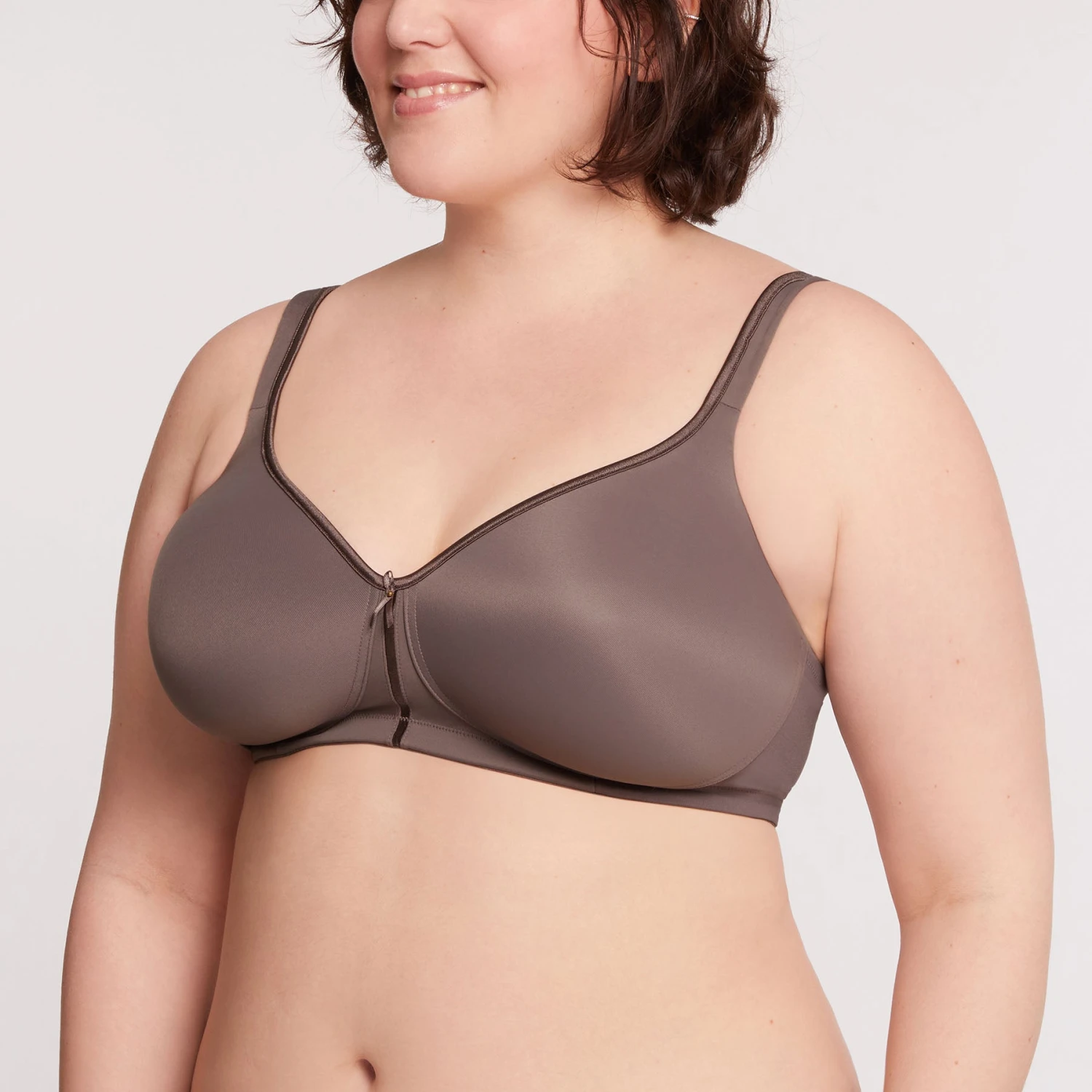 Soutien-gorge Sans Armatures Taupe Moulded Convertible – Image 4