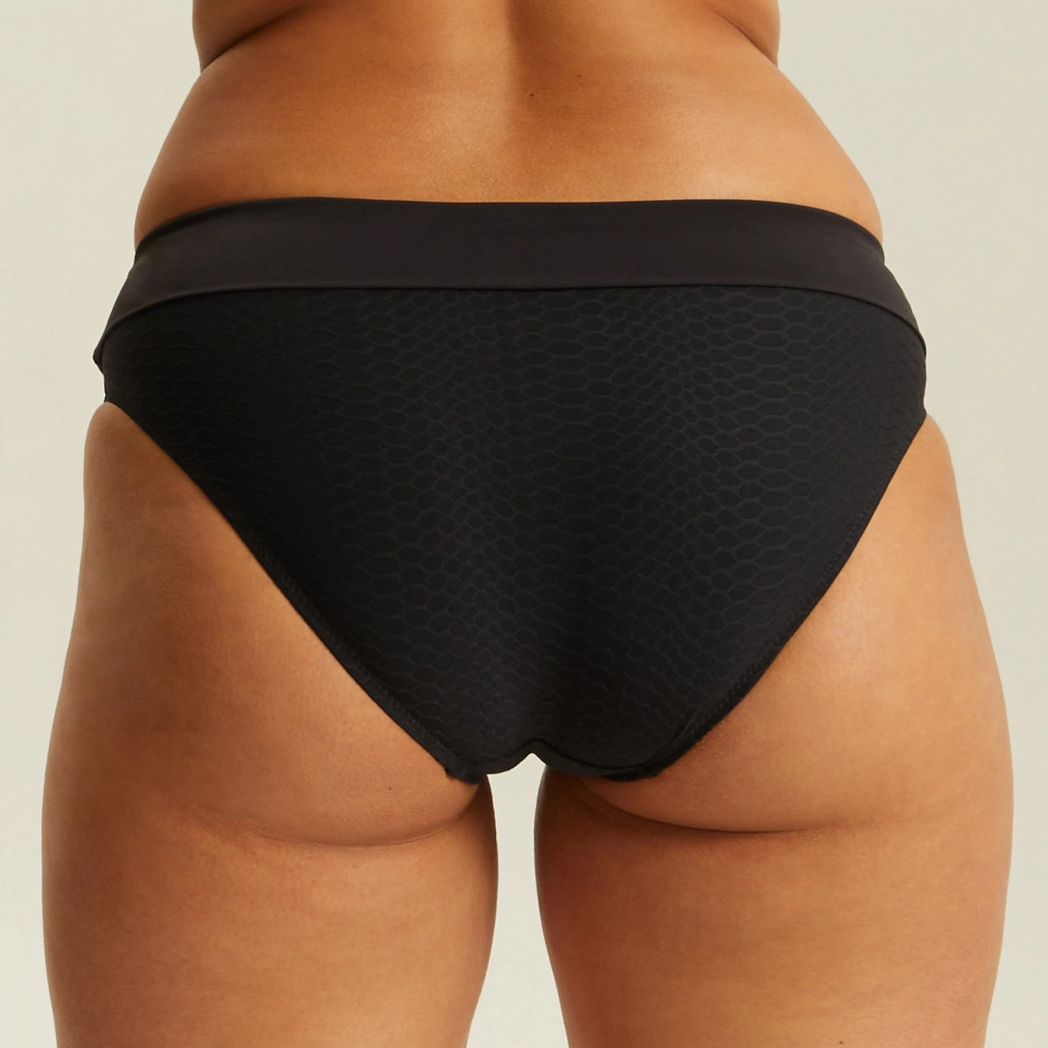 Culotte Haute De Bain Noir VENTOTENE – Image 2