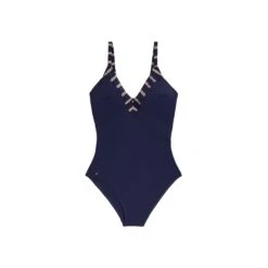 Maillot Une Pièce Sans Armatures Marine Précieux TAVOLARA