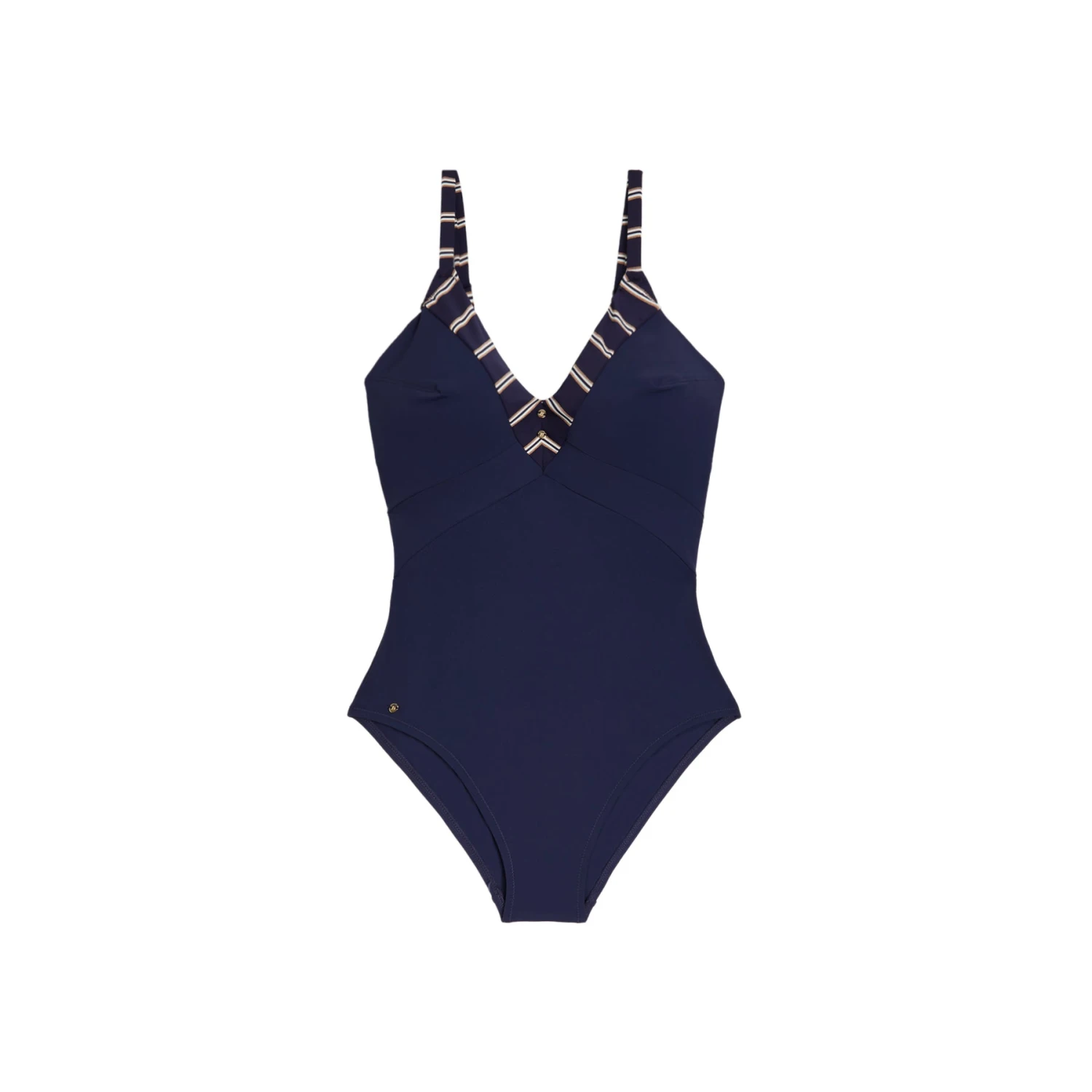 Maillot Une Pièce Sans Armatures Marine Précieux TAVOLARA